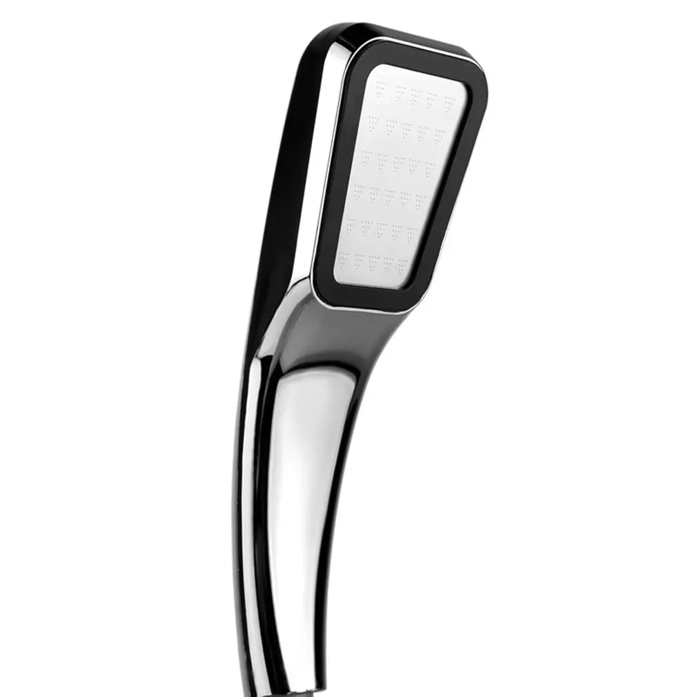 Shower Bath Head Adjustable 3 Mode High Pressure Stone Stream Handheld Telephone Shower Head Temperature Control