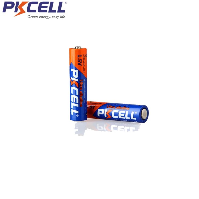 (100PCS pack ) PKCELL 50PCS LR6 AA battery and 50pcs LR03 AAA battery 1.5v alkaline batteries for Toys,Instruments,Clock