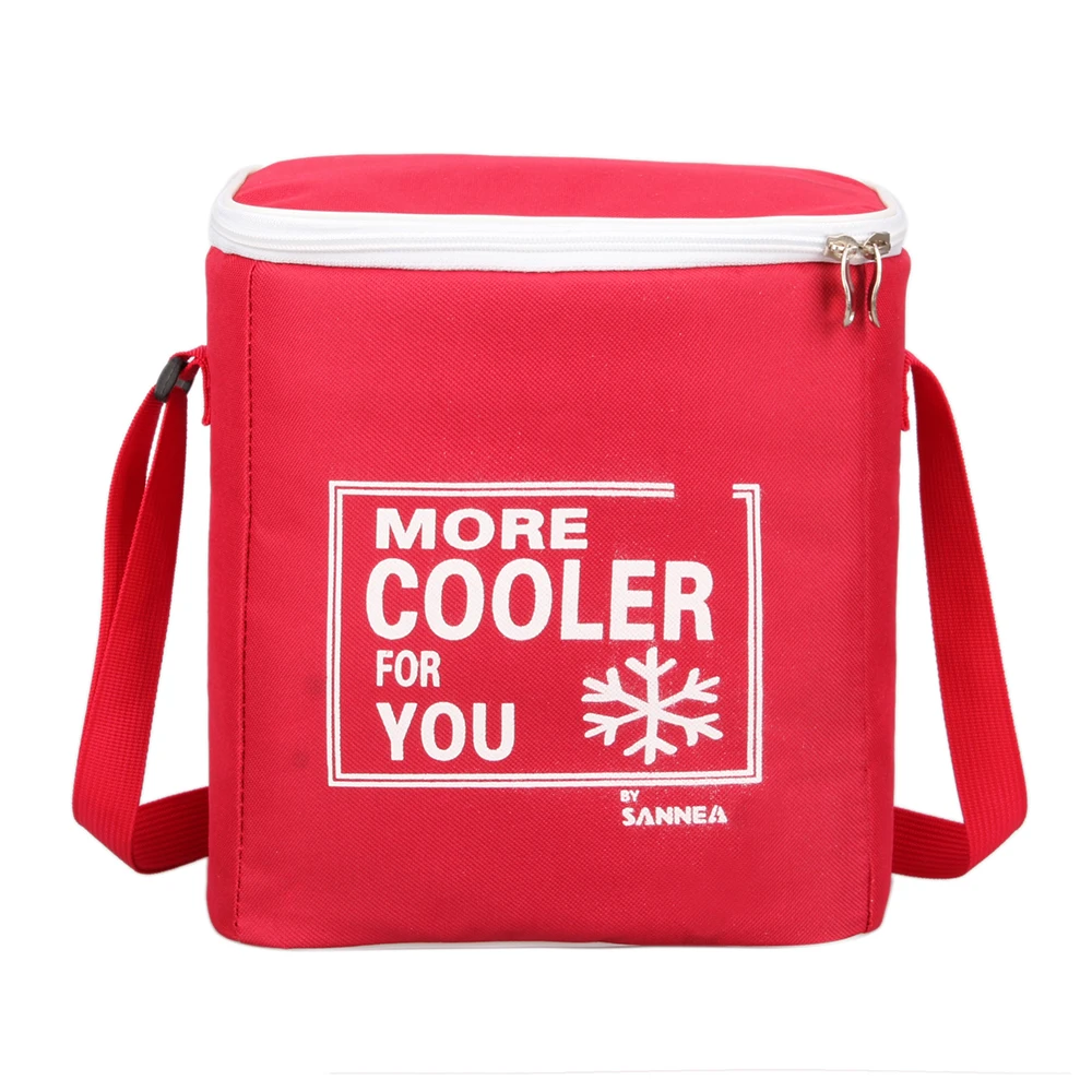 SANNE 8L Waterproof Insulated Thermal Bag Solid Color Cooler Bag Thermal Portable Insulated Lunch Bag Can Carry Food and Drink