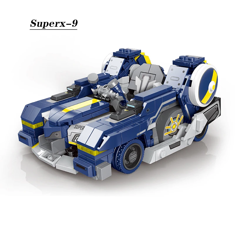 Kart Racing Series Bricks Toys Rose Marshmallow Character Dolls Preserved Eggs Cars Building Blocks Mini Model Kit MOC