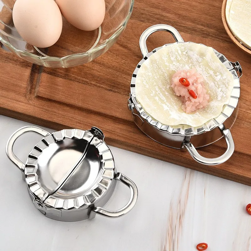 

1PCS Dumpling Maker Stainless Steel Dumpling Press/Pie Ravioli Dumpling Wrappers Mold Kitchen Accessories