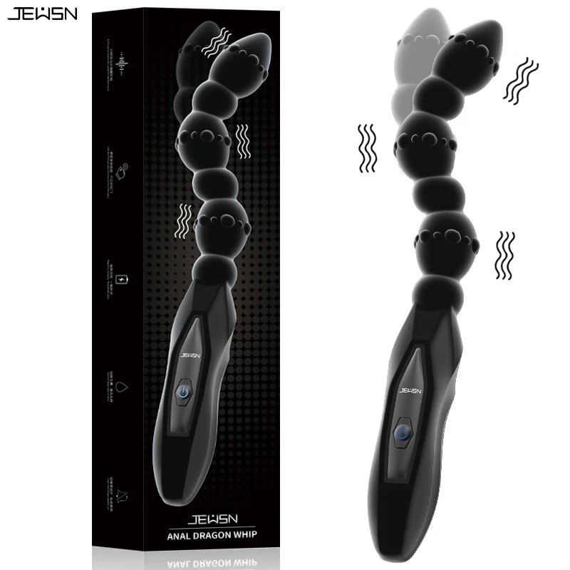 10 Speeds Jeusn Anal Vibration Beads Gay Vibrators Prostate Massager Butt Plug Vibrating Adults Anale Sex Toys for Men and Women