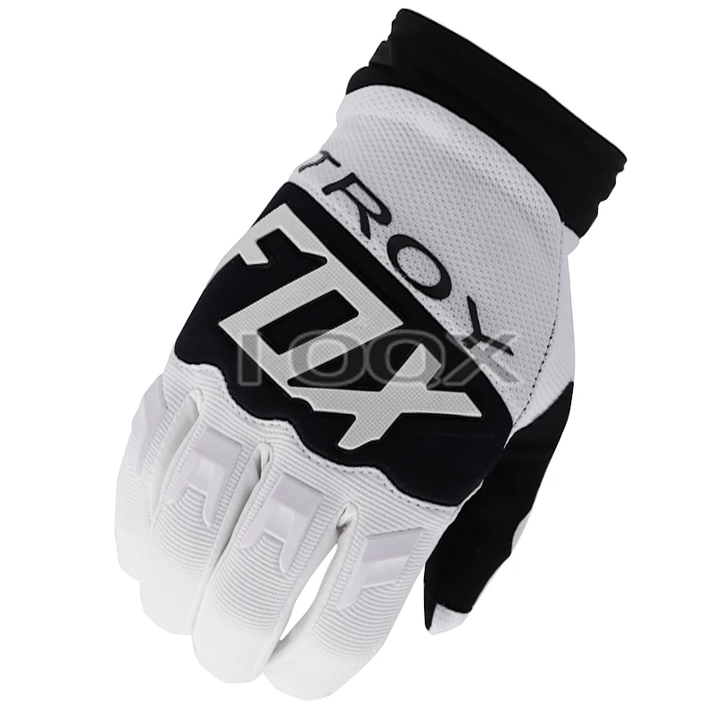 

Troy Fox 360 Race Motocross Gloves MX Enduro MTB DH Bicycle Riding White Gloves