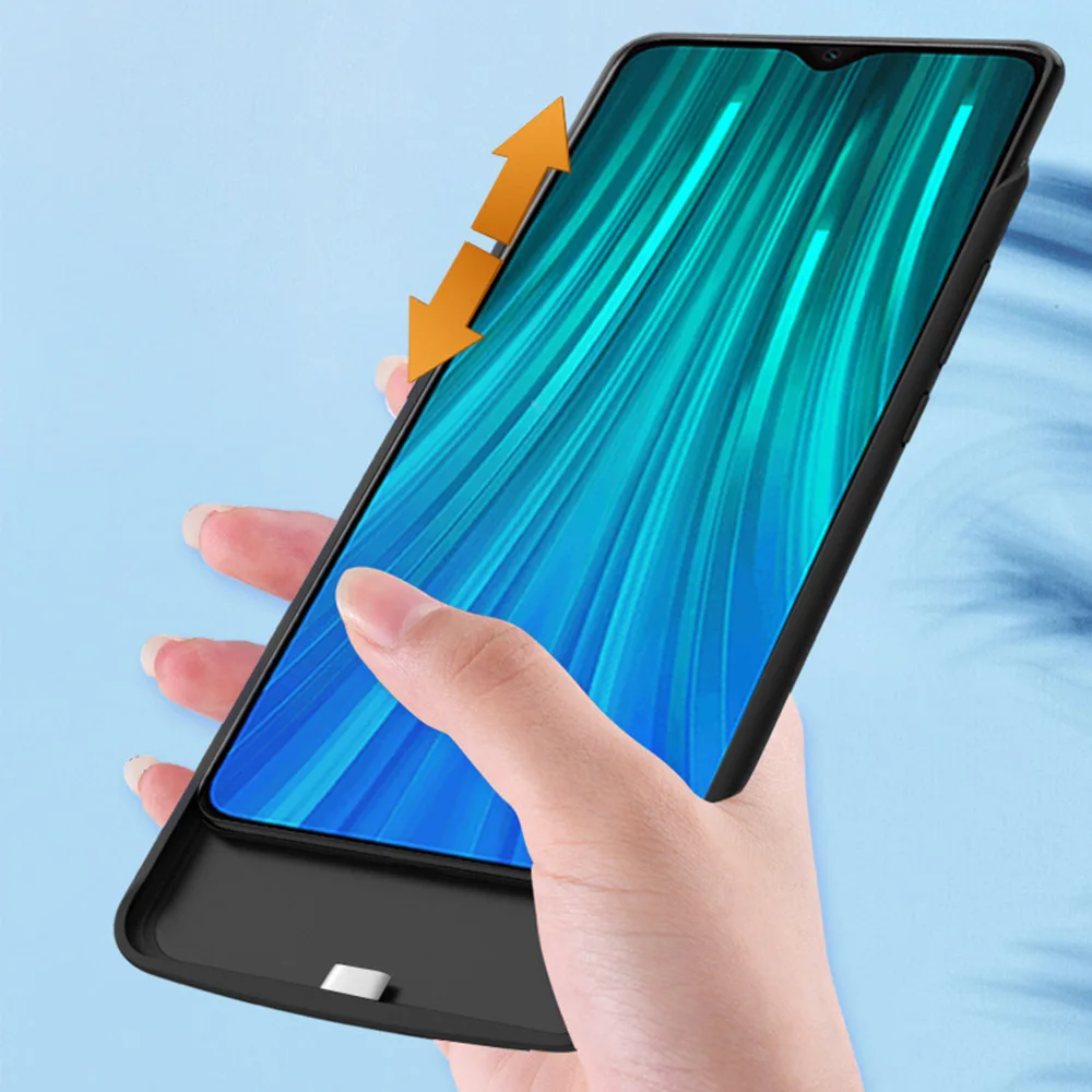 6500 мАч для Xiaomi Redmi Note 8, чехол для аккумулятора Note 8 Pro, чехол для телефона, внешний аккумулятор для Xiaomi Redmi Note 8 Pro, чехол для зарядного устройства