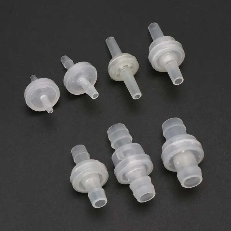 Di plastica One-Way di Non Ritorno Acqua Fluidi Valvole di Ritegno per il Carburante In Linea di Gas Liquido Apparecchiature Elettriche