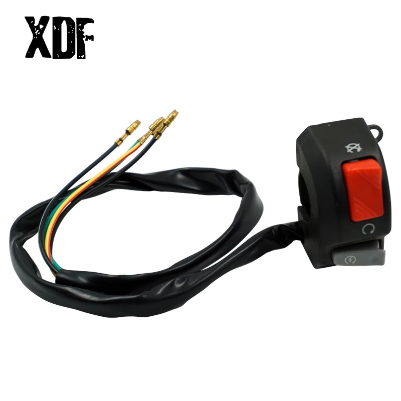 

12V Motorcycle 7/8" 22mm Handlebar Switches Mount Start Kill ON-OFF Switch Button