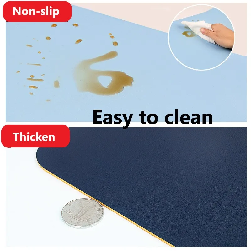 لوحة ماوس ريترو على الوجهين للأطفال ، حماية للعين ، مقاومة للماء ، جلد PU ، لسطح المكتب