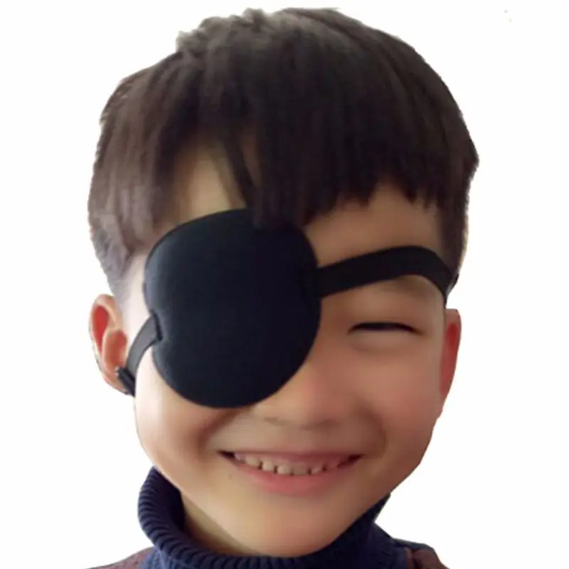 Pirate Eye Patch Cosplay Single Eye Cover Mask Masquerade Halloween Decorative Props for Kids Adults