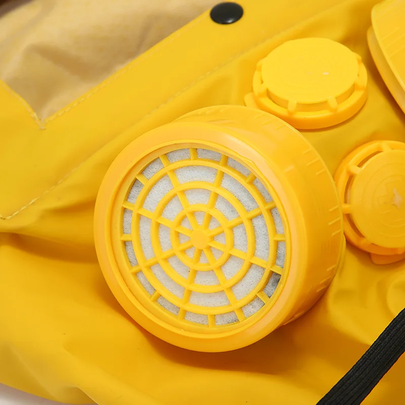 Z-56 full gas mask waterproof Yellow PVC mesh cloth Protective mask Multipurpose Spray paint Sandblasting Safety mask