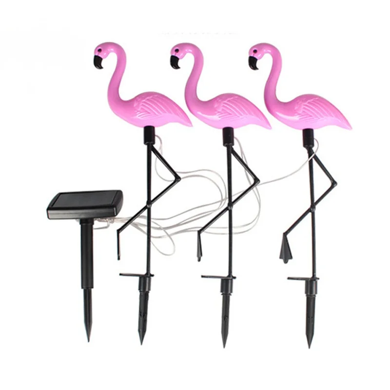 Flamingo Solar Led Light Outdoor Fence Light Courtyard Garden Solar Led Lamp Waterproof Outside Deco Solar Light