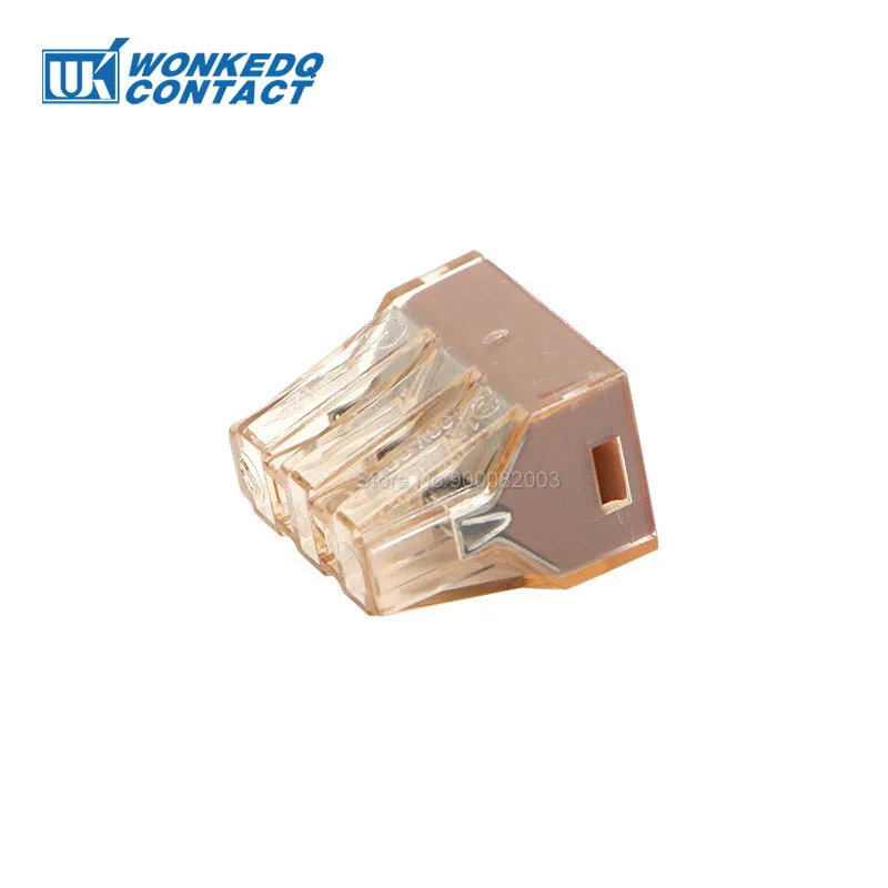 100Pcs 773-606 Push-in Connector Fast Connectionr Electrical Wire Plug Quick 4mm2 6-Conducto Junction Boxes 773 Terminal Blocks