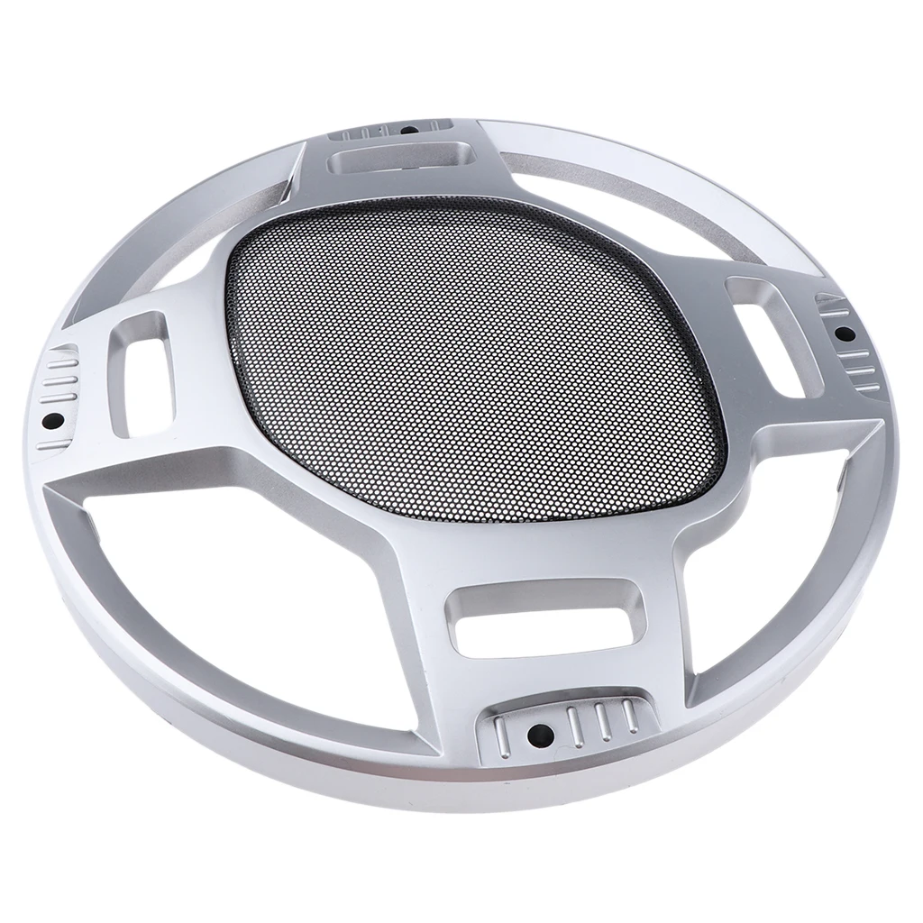 12 Inch White Car Speaker Grill Metal Cold Rolled Steel Enclosure