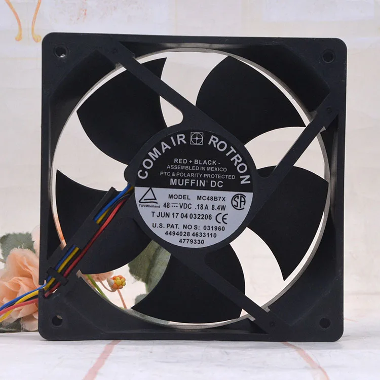 

Comair Rotron MC48B7X DC 48V 8.4W 120x120x38mm 4-Wire Server Cooling Fan