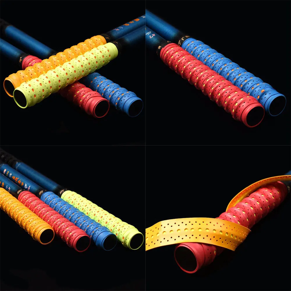 Anti-slip Tennis Badminton Grip Tape Breathable Sport Sweatband Windings Over Bicycle Handle Fishing Rod Baseball Squash Racket