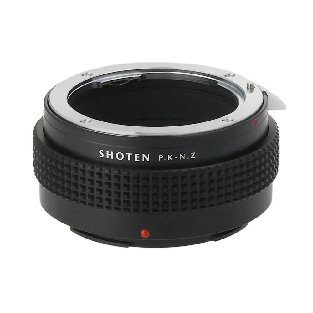 

SHOTEN P.K-N.Z для Pentax K PK Mount Lens для Nikon Nik Z Mount Camera Zfc Z30 Z50 Z5 Z6 Z6II Z7 Z7II Z8 Z9 PK-NZ Lens Adapter