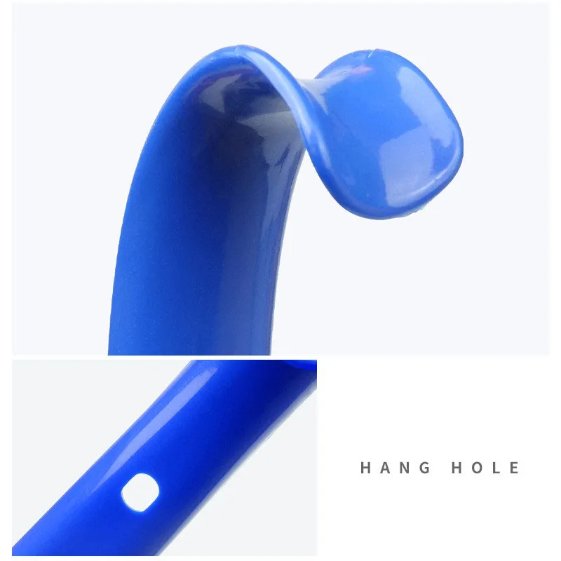 1PCS 58.5cm Easy To Use Plastic Long Handle Shoes horn Artifact Pull Pumping Shoes Professional Women Men Shoe Horn Shoes Spoon