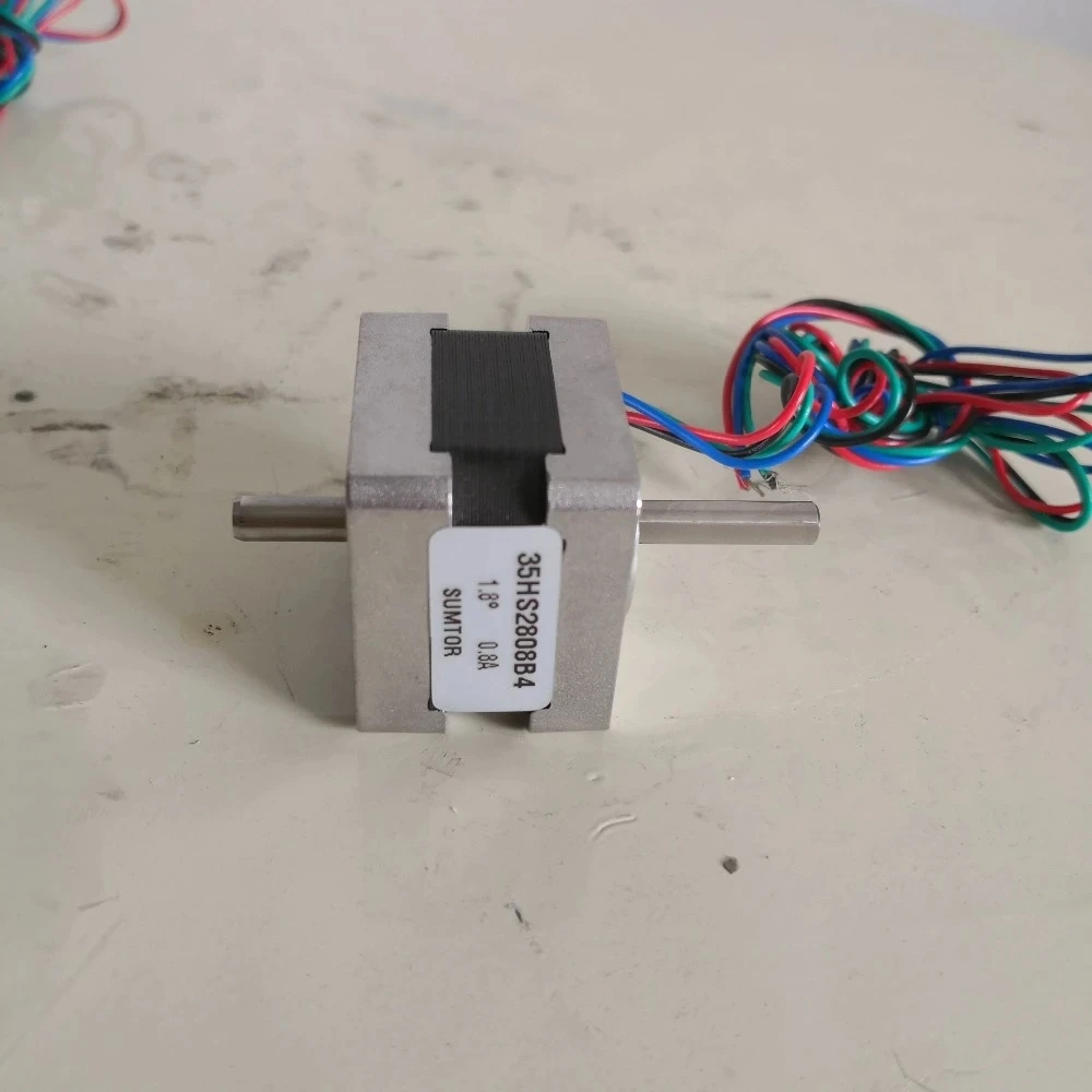 NEMA14 Two -phase Four- wire Stepper Motor 28mm length 12N.cm 1.8 ° 0.8A  / 1A Dual Output Shaft Micro Motor