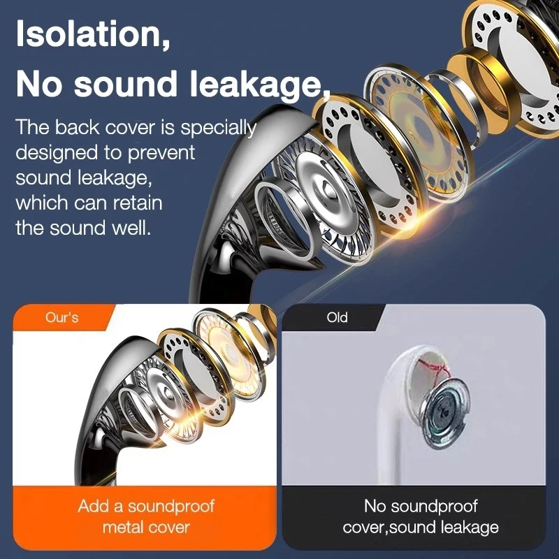 السلكية سماعة ل فون 6 5 5S 4 سامسونج Xiaomi هواوي الكمبيوتر ستيريو الرياضة سماعات الأذن سماعة الهاتف المحمول سماعات مع هيئة التصنيع العسكري