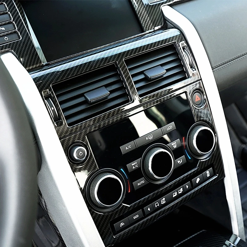 For Land Rover Discovery Sport 2015-19 ABS Car Central Control Air-Conditioning Air Outlet Frame Decorative Trim Car Accessories