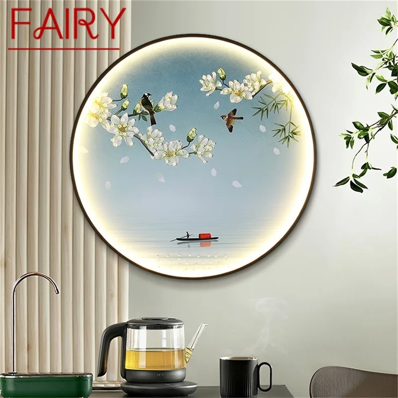 

FAIRY Indoor Wall Lamps Fixtures LED Chinese Style Mural Creative Bedroom Light Sconces for Home Bedroom