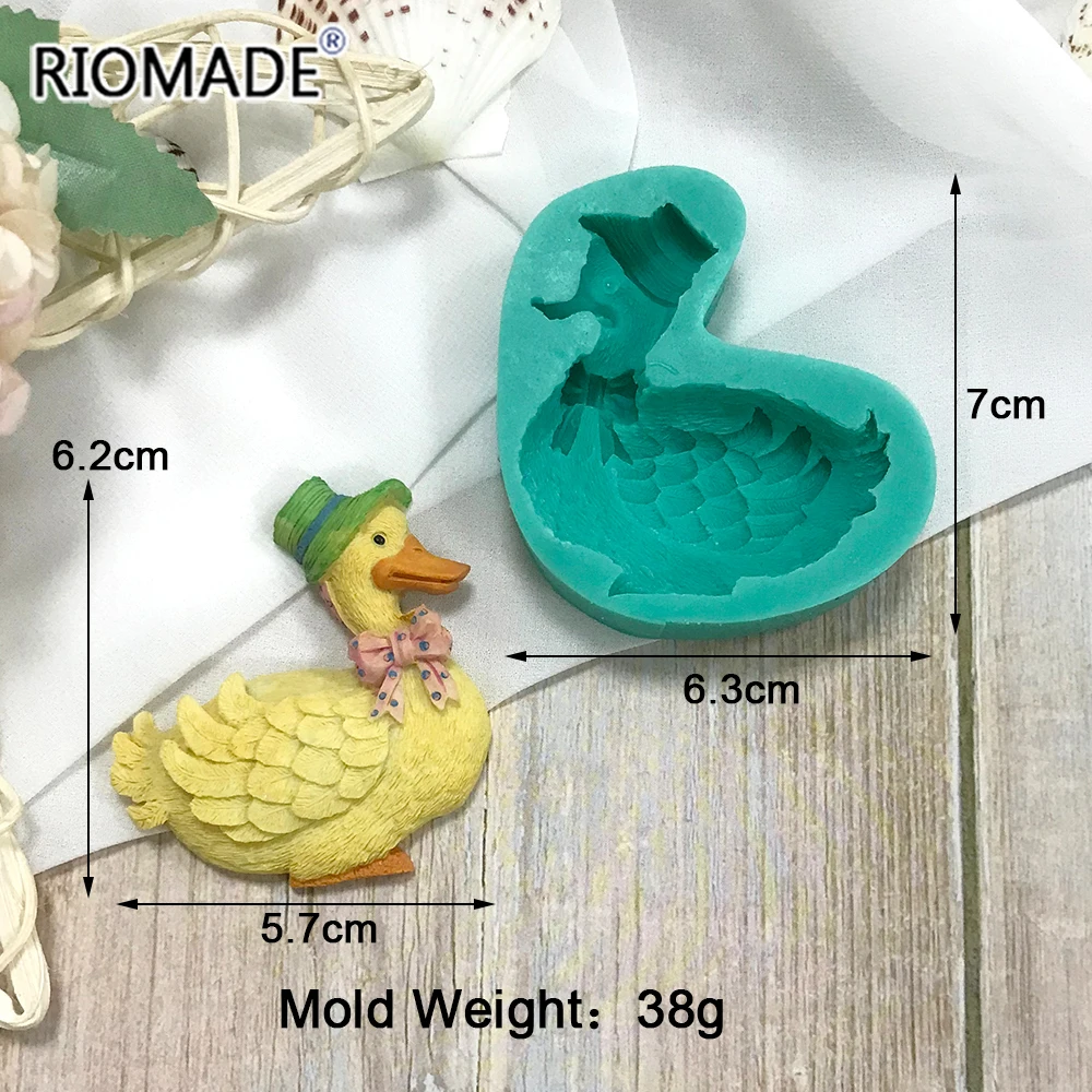 Animal Silicone Mold Duck Dog Sheep Milk Cow Model Cookies Chocolate Baking Fondant Cake Tools For Resin Plaster Craft Mould