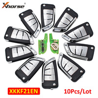 Xhorse XKKF21EN Universal Wire Remote XK Series  3 Buttons Flip VVDI Remote Car Key For VVDI2/VVDI Mini/Key Tool Max