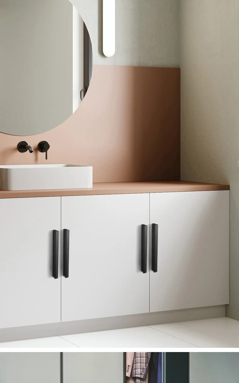 WV Lange Schrank Griffe Gebürstet Gold T Bar Aluminium 1200mm Möbel Griffe Küche Schrank Zieht Schublade Knöpfe PenHardware 287 – Detail 5