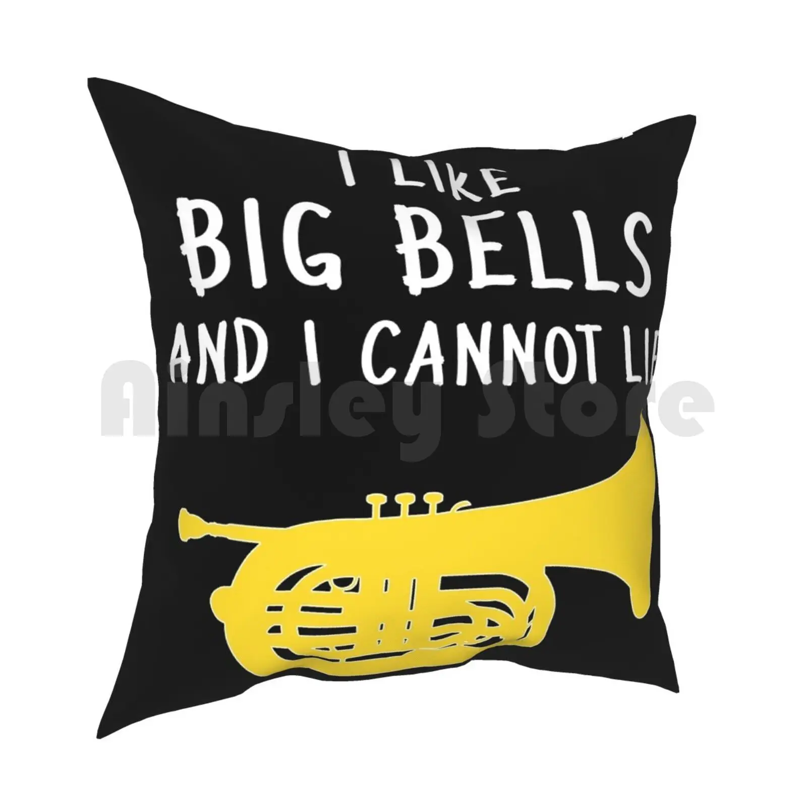 I Like Big Bells And I Cannot Lie-Funny Marching Baritone Gift , Marching Band , Concert Band Outdoor Hiking Backpack Riding