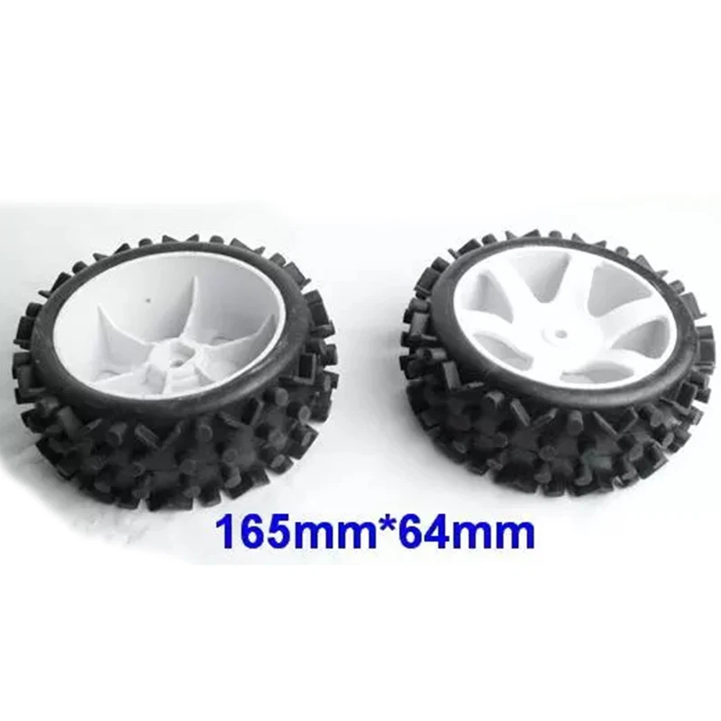 1/5 RC Buggy Car Wheels and Tires 2Sets(165mm x64mm) For VRX RH5031 RiverHobby FG Carson SmartechXTC