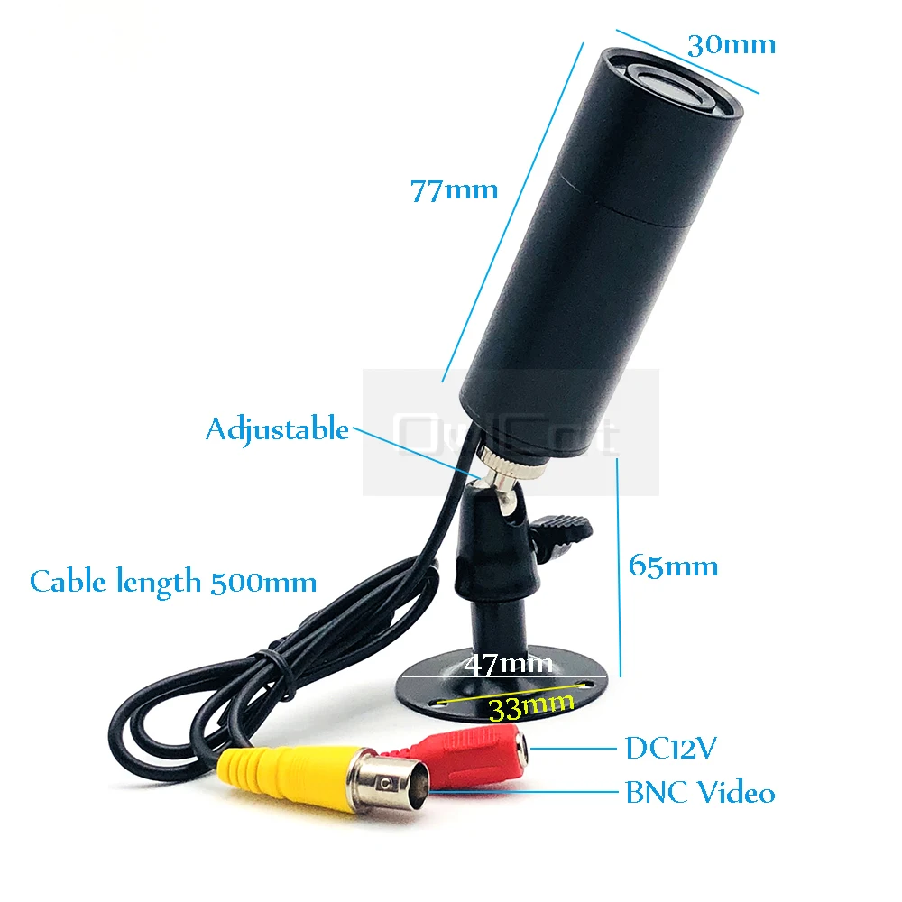 Super 2MP AHD Mini Camera Rainproof CCTV Small Black Metal Bullet 1080P Analog High Definition CCTV Security Surveillance Camera