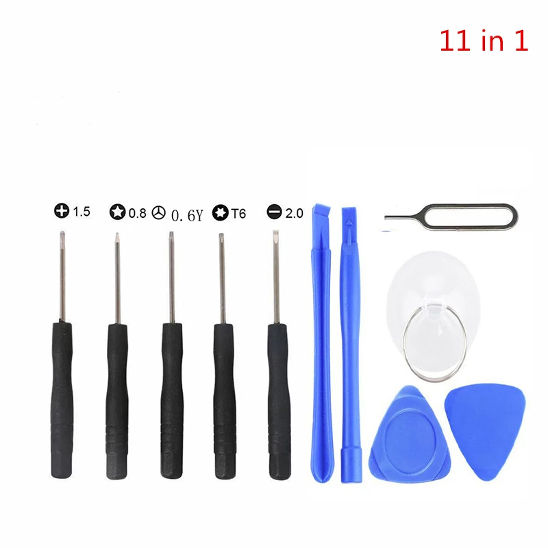Kit de 21 herramientas de reparación para teléfonos móviles, espátula, herramienta de apertura, set de destornilladores para iPhone X 8 7 6S 6 Plus 11 Pro XS 2