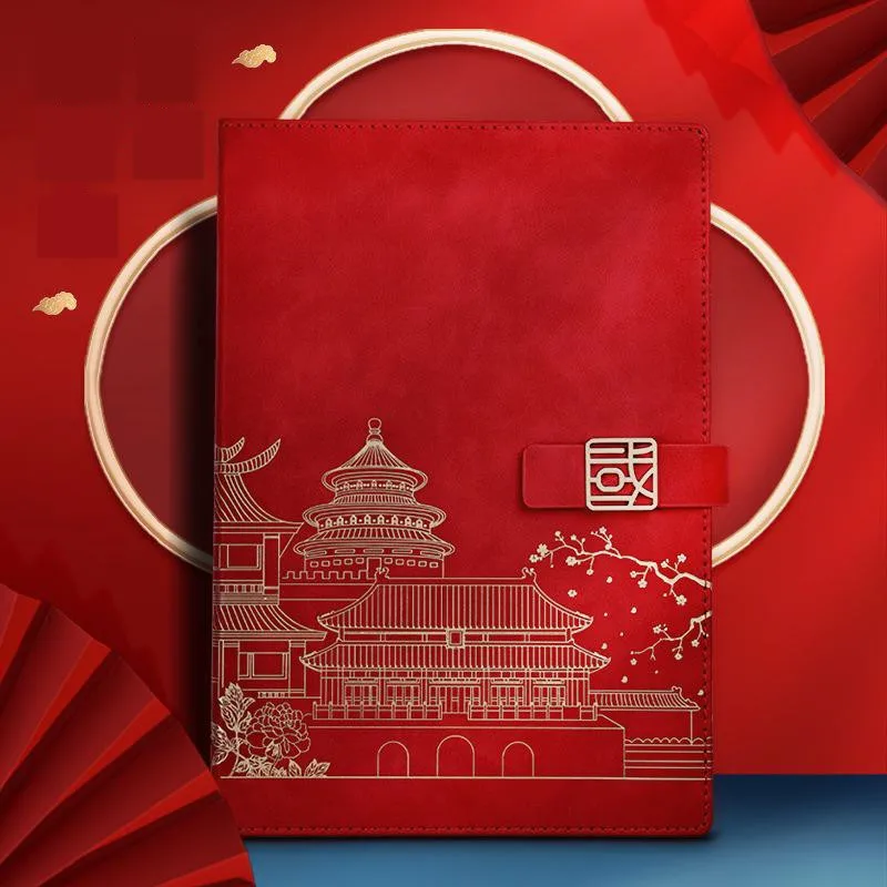 Forbidden City Chinese Retro Notebook A5 Art Business Brief Notepad B5 Record Colorful Life Diary Variety Of Colors Give Gifts