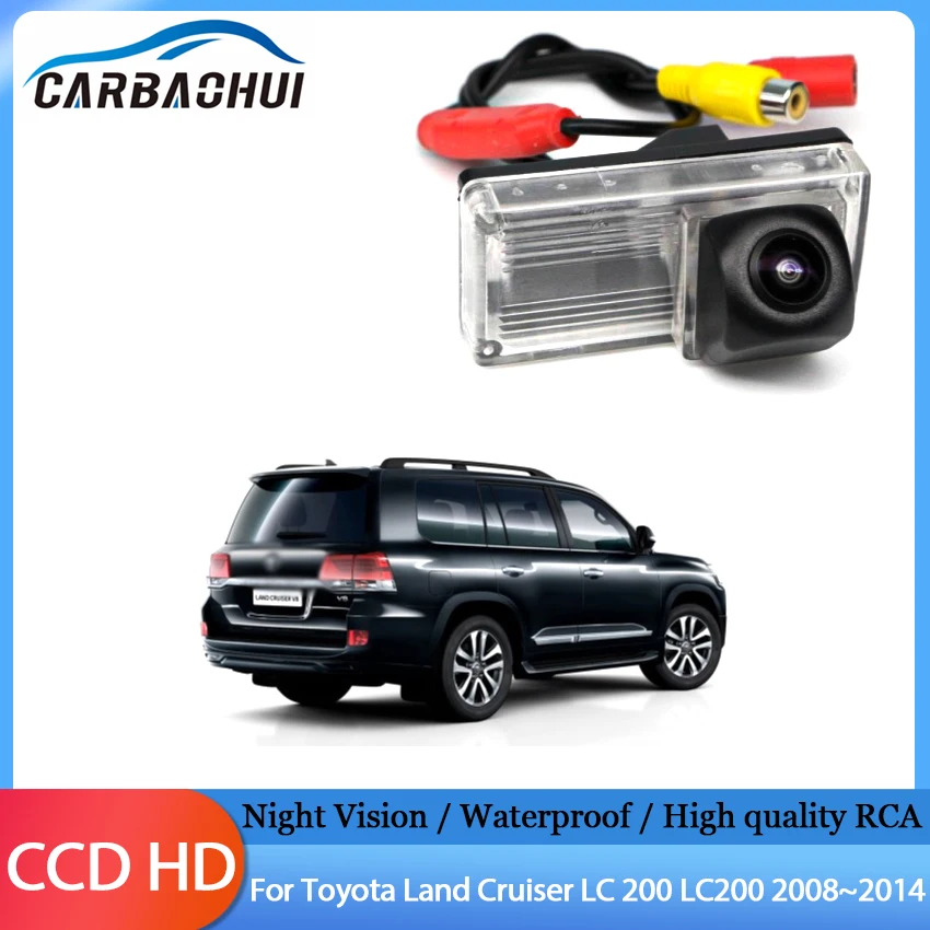 

Rear View Reversing Back up Parking Camera HD CCD Night Vision High quality RCA For Toyota Land Cruiser LC 200 LC200 2008~2014