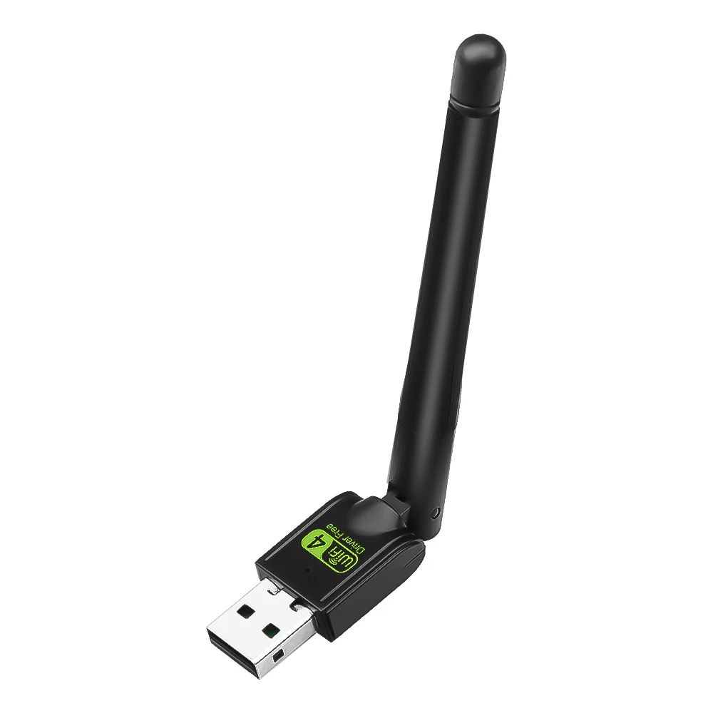 

USB WiFi Adapter 150mbps 2dBi 2.4G Wi-Fi adapter PC Wi Fi Antenna Dongle USB Ethernet WiFi Receiver Network Card