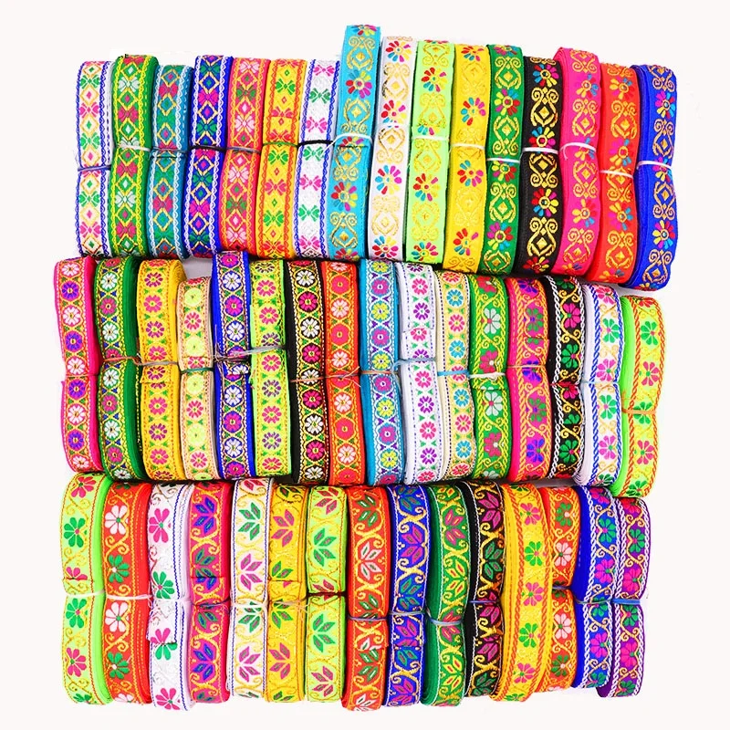 Braided Lace Trim Ribbon for Home Party Decoration, DIY Clothes, Sewing Accessories, Lace Fabric Tapes, 7m per Lot, 22mm