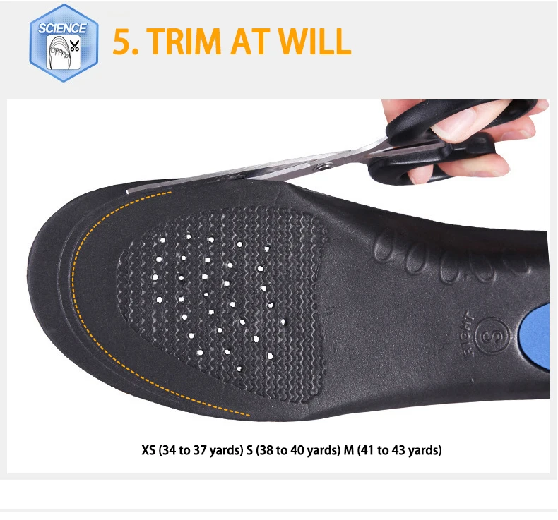 Plattfüße, Fußgewölbeunterstützung, Orthesen, Höhe 3 cm, hochwertiges 3D-Premium, bequemes orthopädisches Plüschtuch, Fußpolster – Detail 9