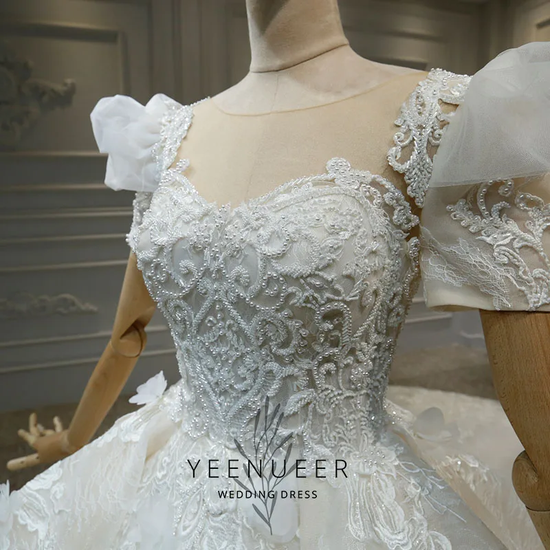 Vestidos femininos para casamento, venda quente de 2020, contas, rendas, luxo, personalizado, linha a, real trabalho, alta qualidade