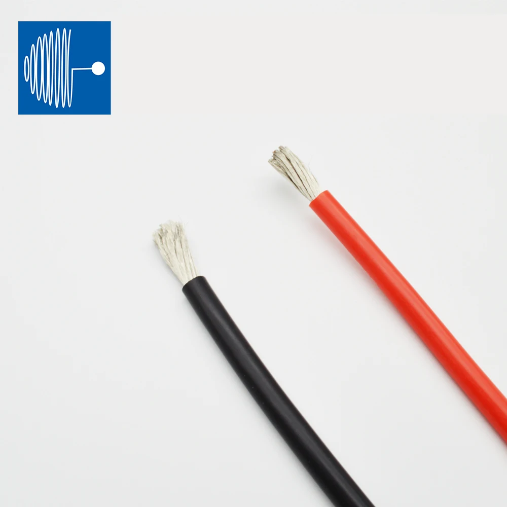 

SHENGPAI 4AWG Heat-resistant cable wire 1 meter Soft silicone wire high temperature resistance Copper Electrical Cable