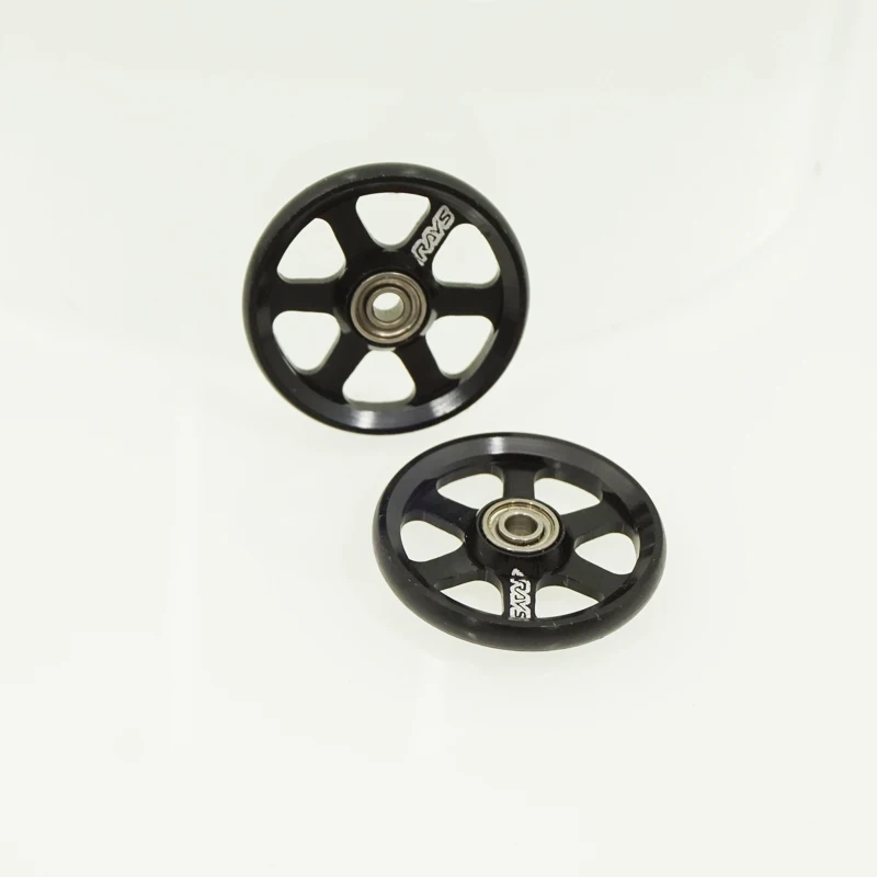 selfmade tamiya MINI 4WD parts aluminium alloy 19mm flat rollers star ring  and ringless light weight tape rollers