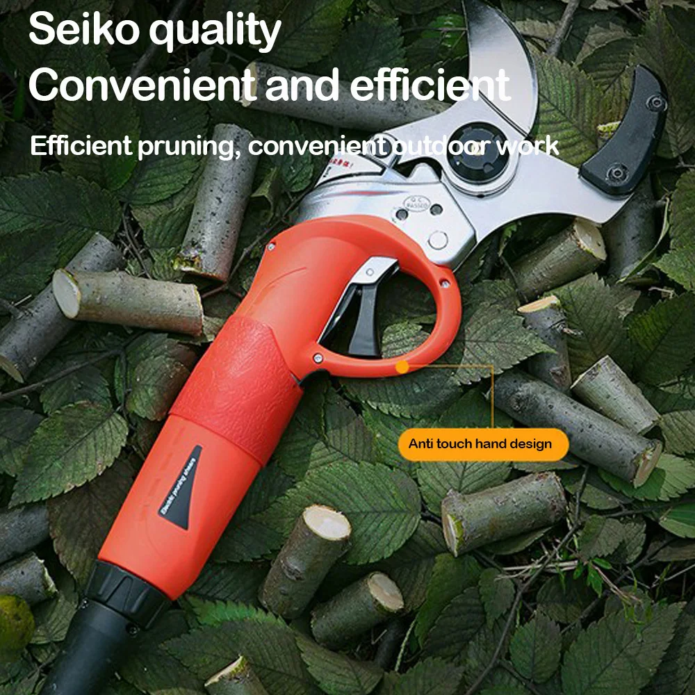 New Electric Pruning Shears with Li-ion Battery Knapsack Garden Shears SK5 Blade Power Tools Cordless Electric Scissors