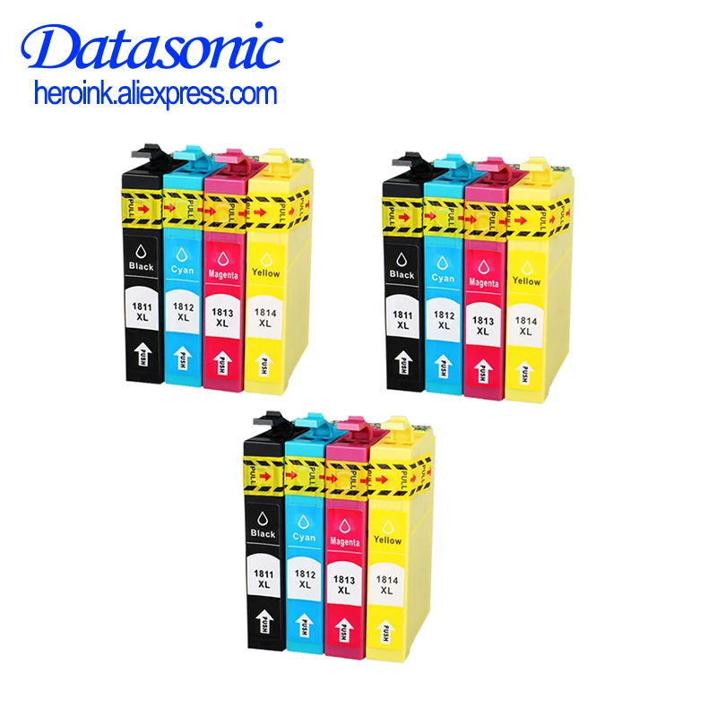 8PCS Compatible For Espon T1291 Ink cartridges for Epson cartridges T1291 Stylus SX 235W SX-235W SX235W printer inkjet with chip