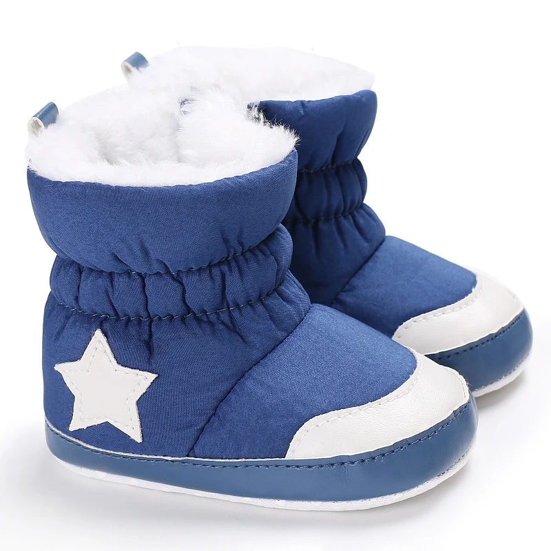 VALEN SINA Winter Warm Newborn Baby shoes Girls Boys Infant Toddler Snow Boots Warm Anti-slip Soft Sole Shoes Anti-dirty 0-18M