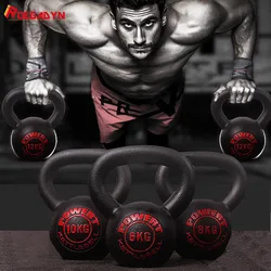 ROEGADYN-Fitness Kettlebell, Matte Sport Equipment, Matte Color, Gym Dumbbell, Training Kettlebell, Handle Bell, 16 kg