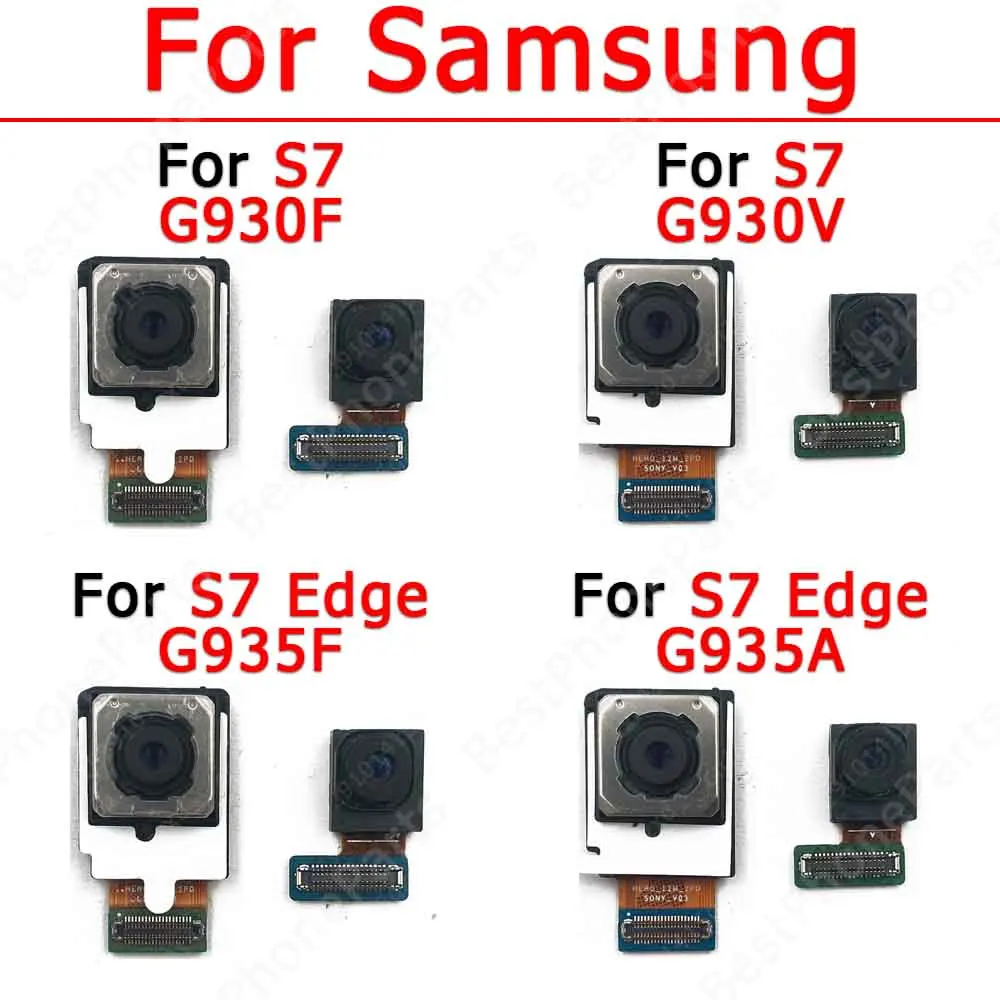 Rear Front Camera For Samsung Galaxy S7 Edge Active G930 G935 G891 Small Selfie Back Frontal Backside Camera Module