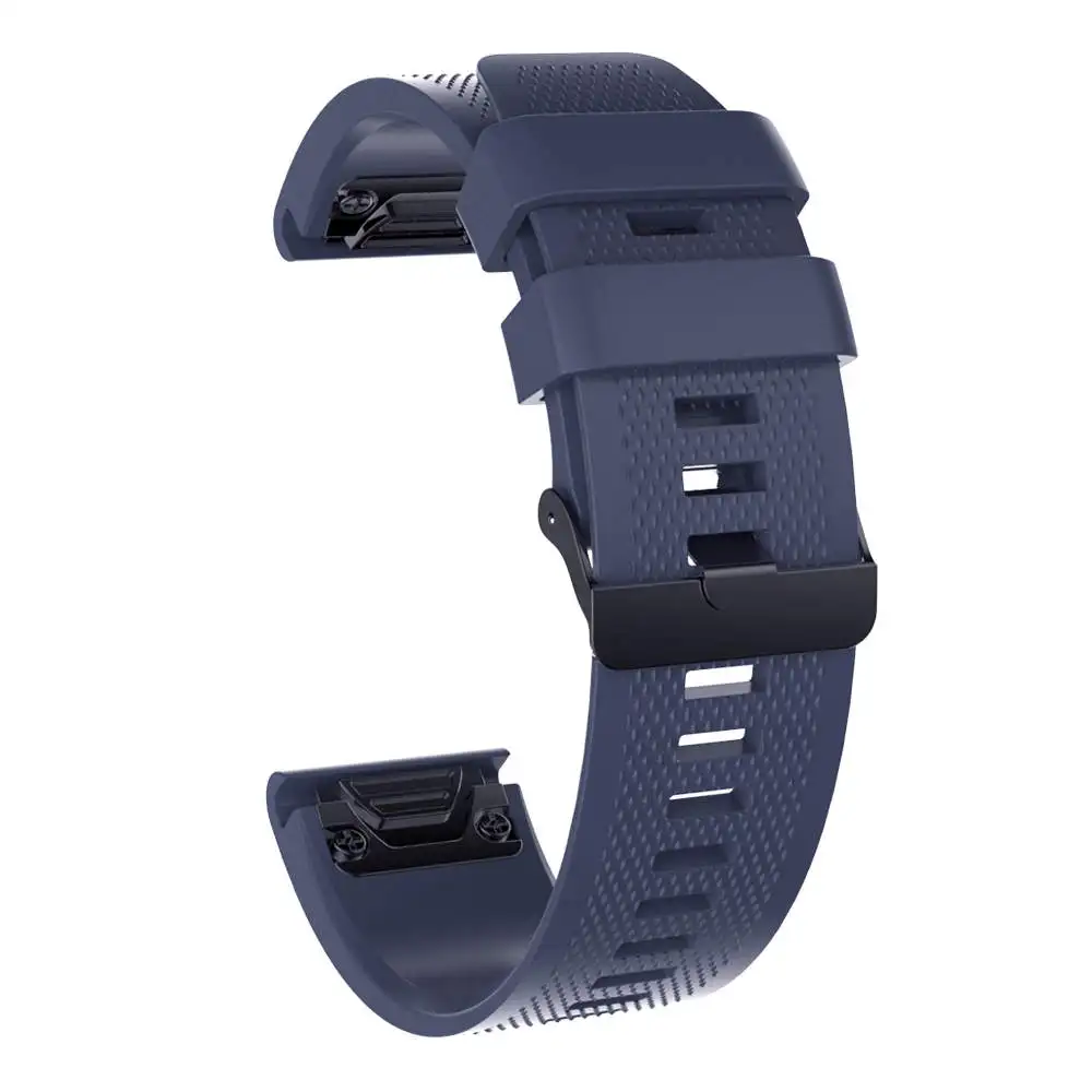 Pulseira em silicone para Garmin Fenix, Quick Release, Correia para Garmin Fenix 5X, 6X, 7X, 6X Pro, Fenix 3, 3 HR, substituição Easyfit, Sport, Pulseira, 26mm