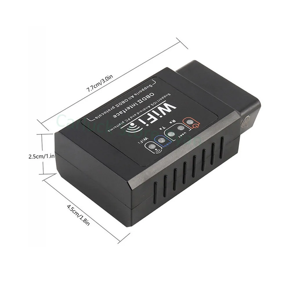 ELM327 V1.5 WIFI OBD2 OBDII Auto Code Reader elm 327 Car Diagnostic Tool For All Protocol For iOS/Android