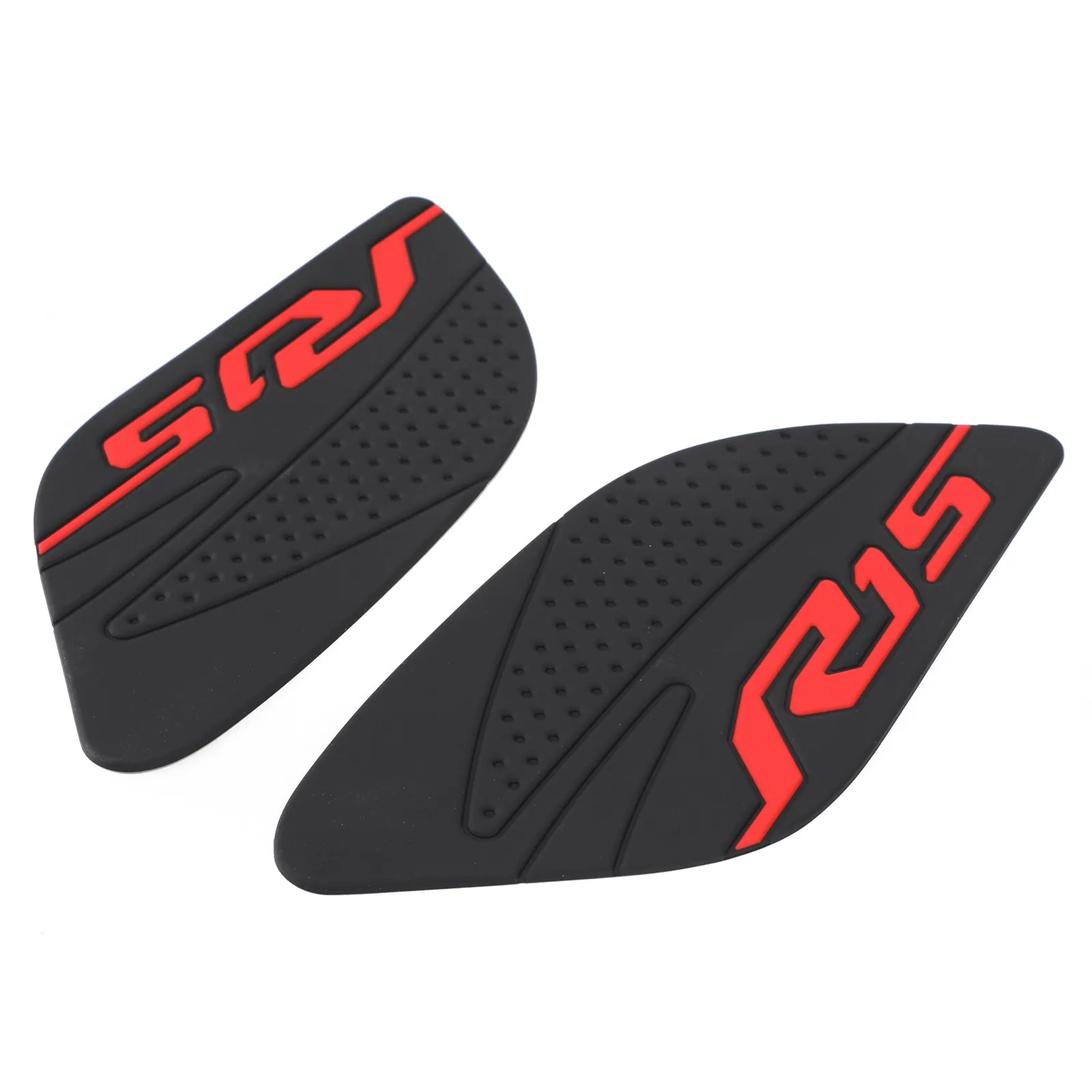 Artudatech Pair Tank Protector Side Tankpad Grip Pad Fit For Yamaha R15 V3 2017 2018 2019 2020 Rubber Black