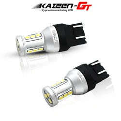 Super Bright Error Free T20 7440 W21W 7443 W21/5W LED Bulbs For Lada Kalina Granta Vesta DRL Daytime Running Light Backup Lamp