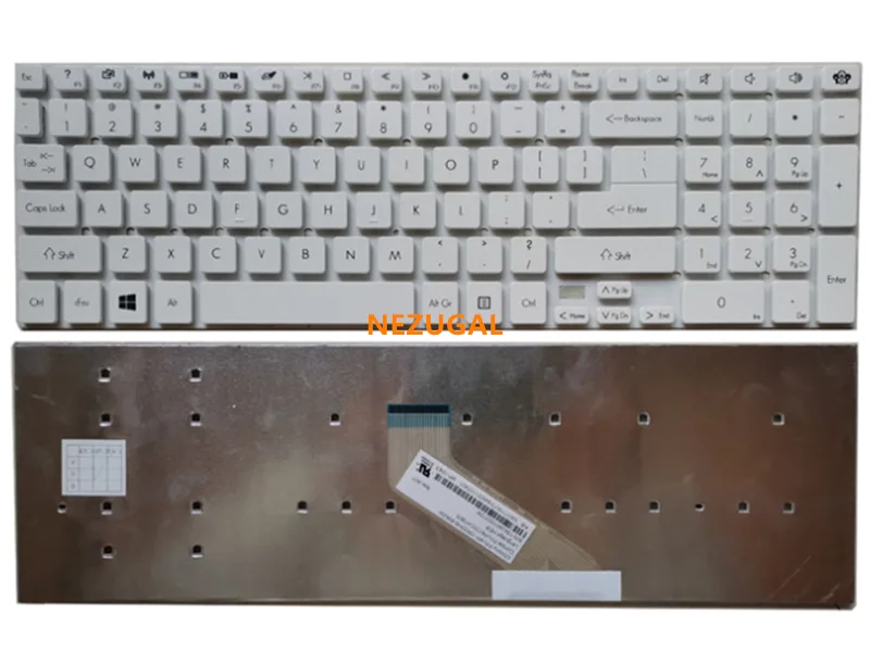 US Keyboard For Gateway NV52L NV55S NV56R NV57H NV75S NV77H Packard Bell ENTG71BM ENTG81BA MS2397 TSX66 black White