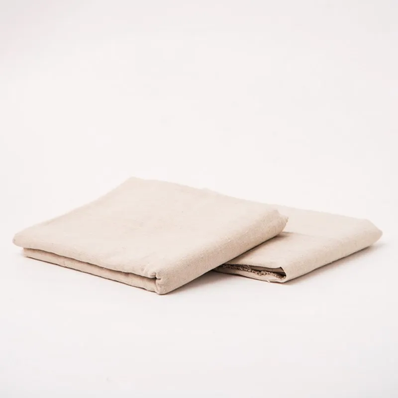Pottery special linen cloth 1*1.5m thick hessian cotton linen tablecloth pottery clay printing texture clay sculpture tool